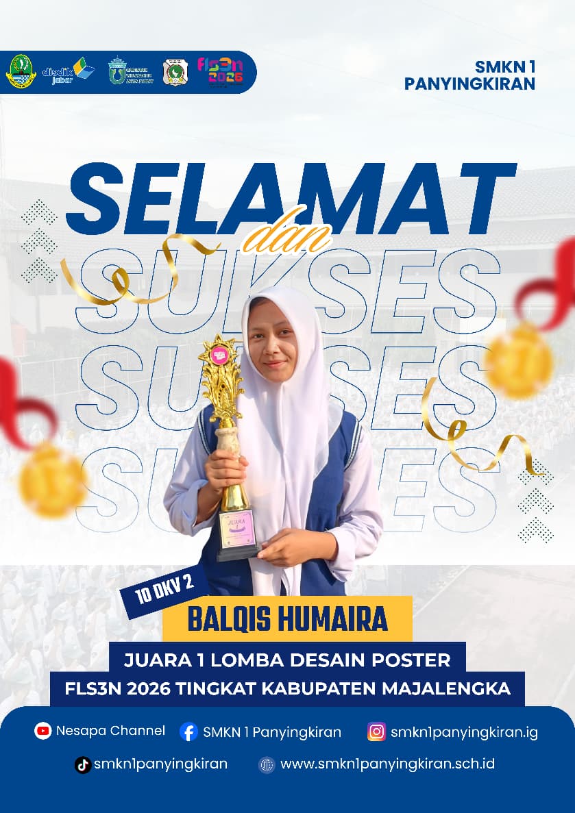 Juara 1 Lomba Desain Poster - FLS3N 2026 Tingkat Kabupaten Majalengka